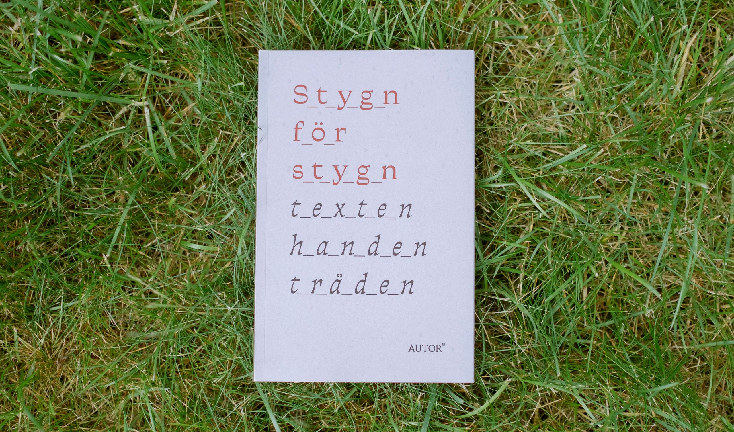 Antologin Stygn för stygn: texten, handen, tråden